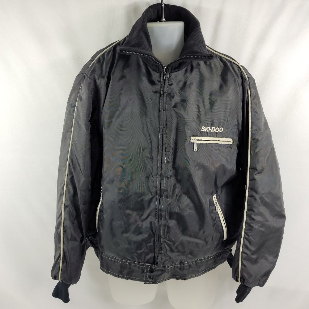 Ski-Doo Bombardier Vintage 1990s Snowmobile Jacket Skidoo Winter Parka Medium